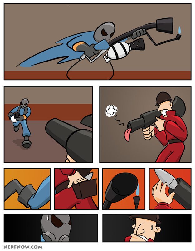 Not so tough now, uh?