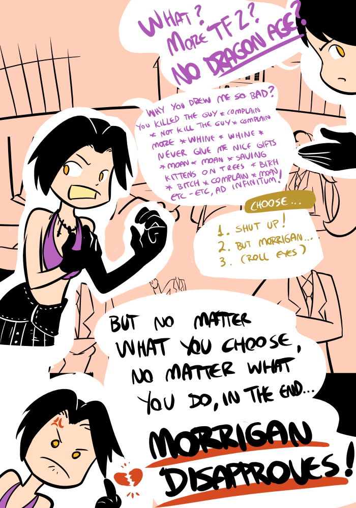 Morrigan Disapproves