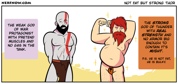Not Fat But Strong Thor