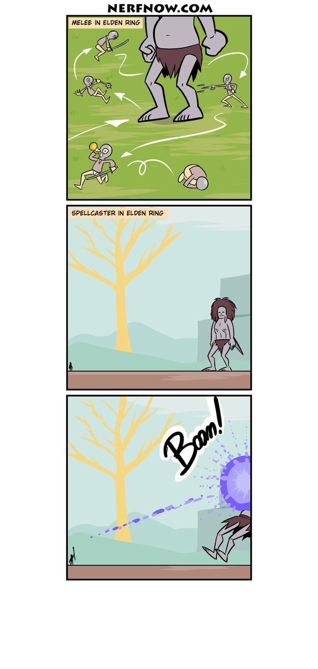 Melee vs Spellcaster